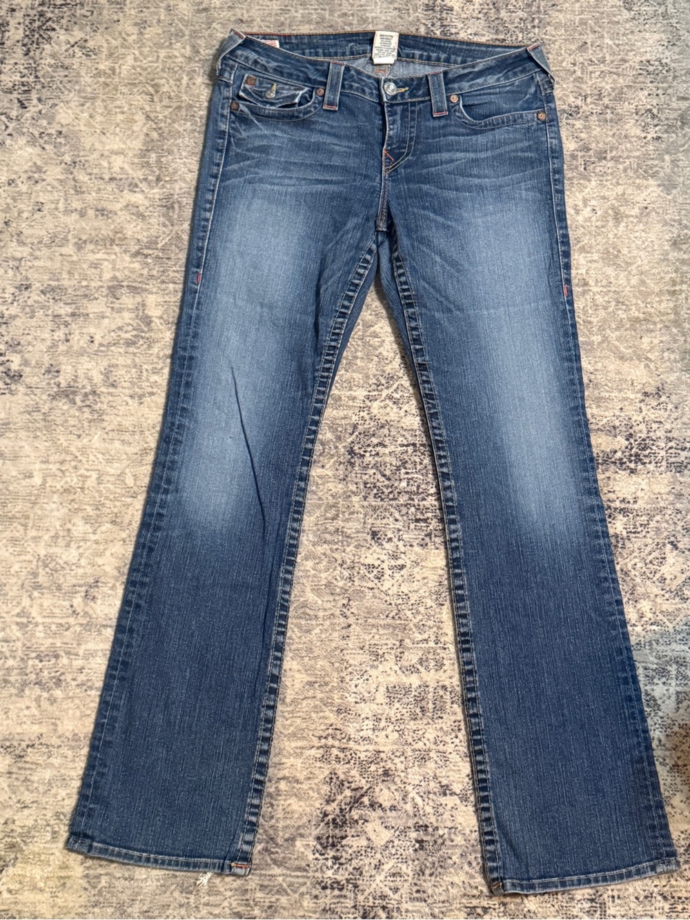 True Religion Billy Straight Leg in Whiskey Blue